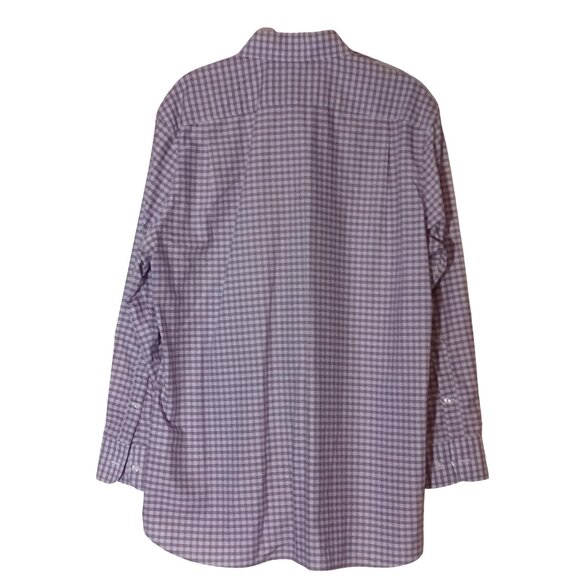 Bonobos Wrinkle Free Longsleeve Button-up Shirt Blue/Red Plaid Slim Fit 16/32 - Picture 2 of 8